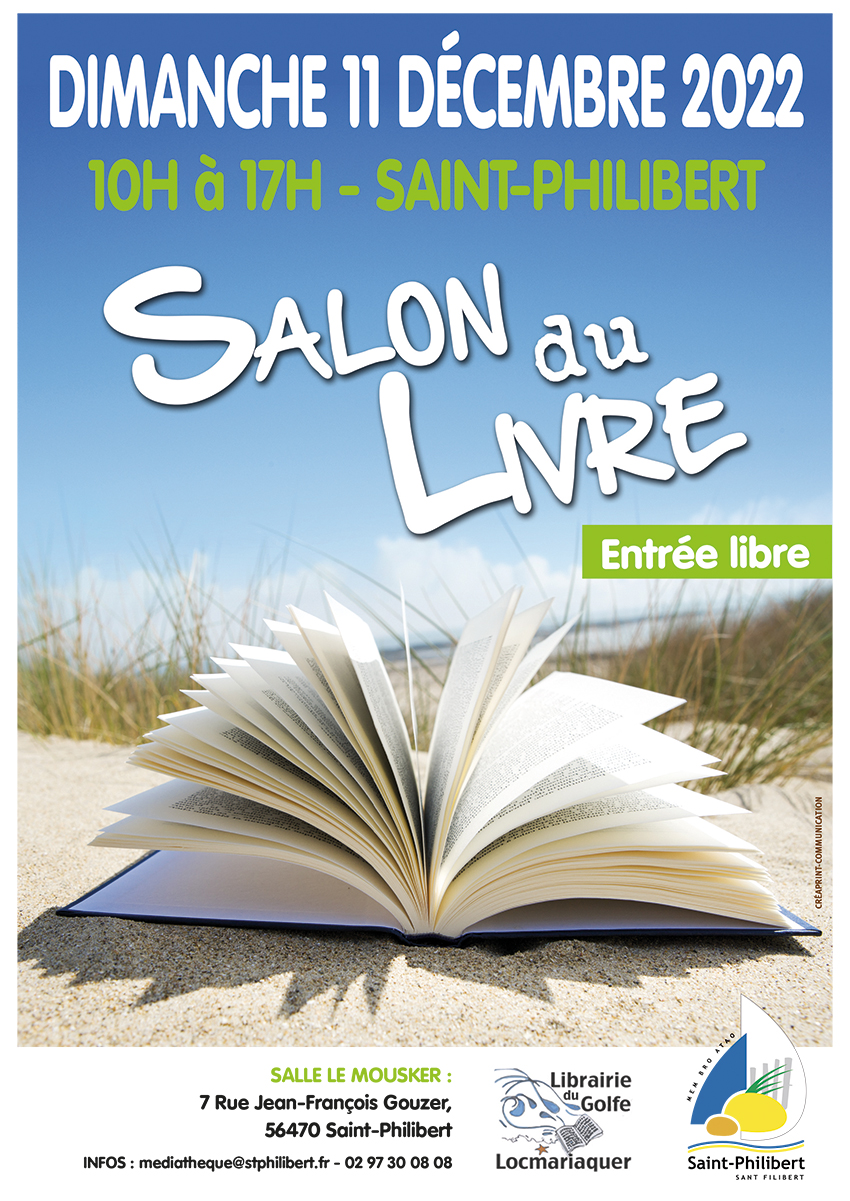 affiche salon du livre 2022