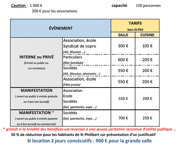 tarifs mousker