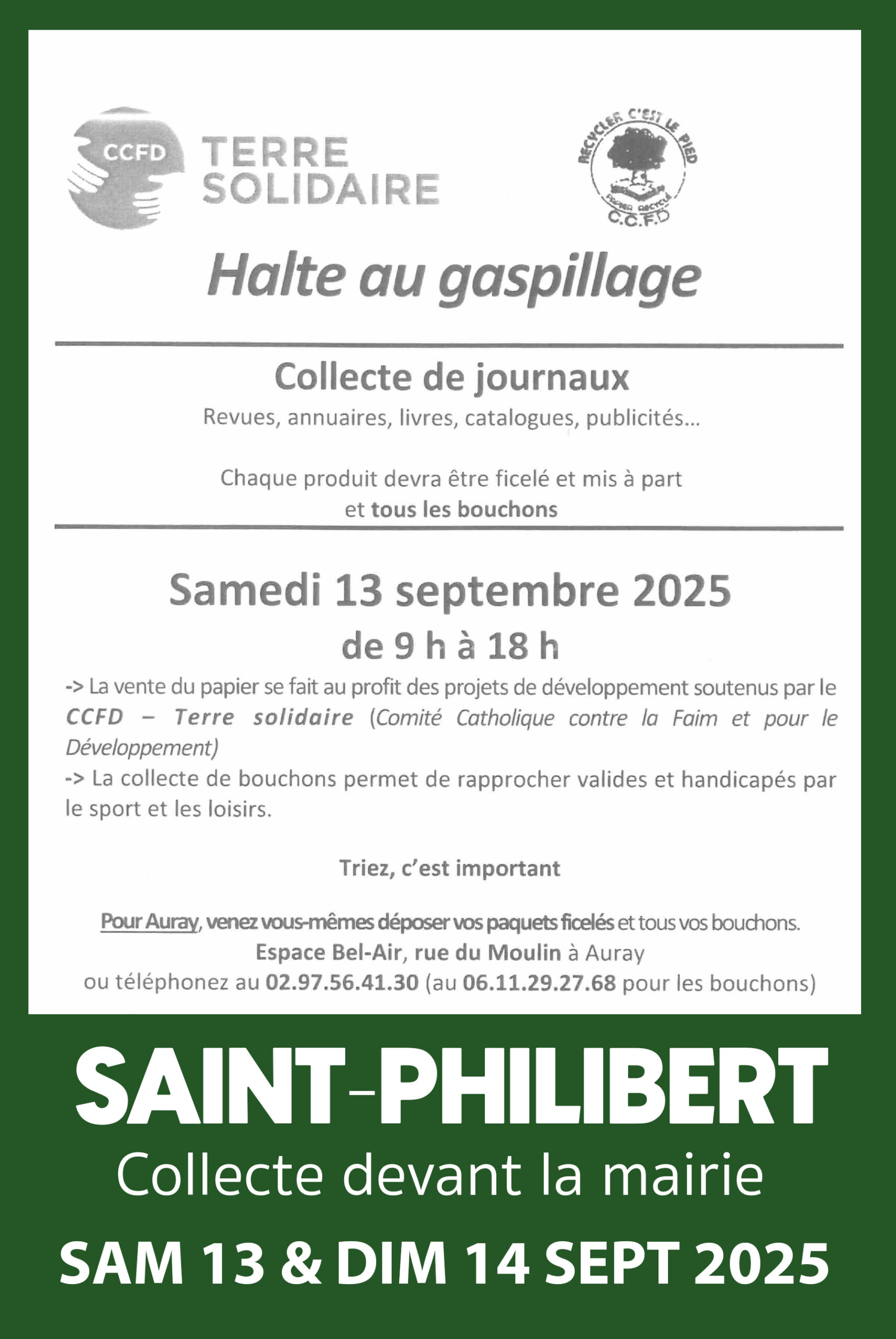 collecte sept 2025